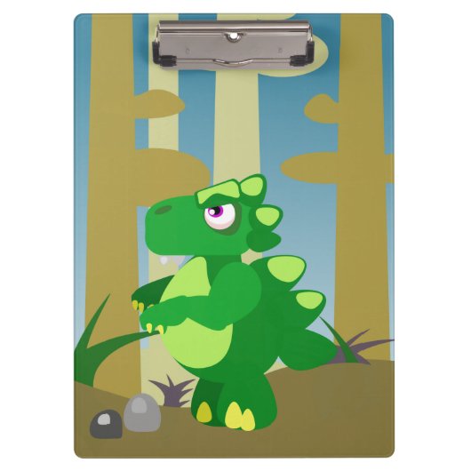 Dinosaurier Klemmbrett (Vorderseite)