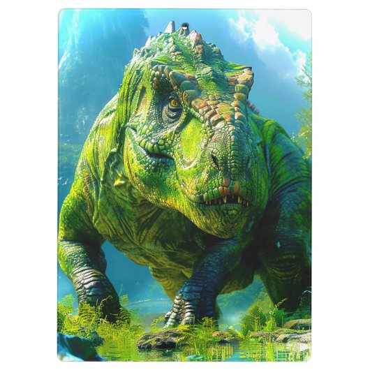 Dinosaurier Klemmbrett (Rückseite)