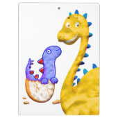 Dinosaurier Klemmbrett (Rückseite)