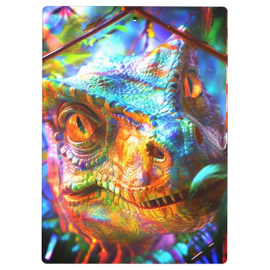 Dinosaurier Klemmbrett (Rückseite)