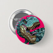 Dinosaurier-Knopf Button (Vorne & Hinten)
