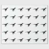 Dinosaurier-Kontur-Juraära Geschenkpapier (Flach)