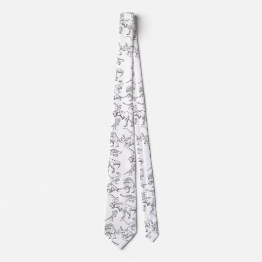 Dinosaurier Krawatte (Vorderseite)