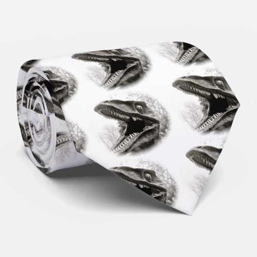 Dinosaurier Krawatte (Gerollt)