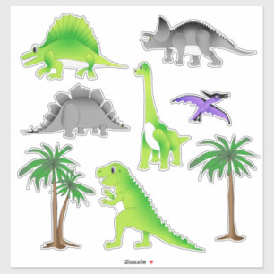 Dinosaurier Land Niedlich Dino Sticker Collection