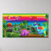 Dinosaurier Land Print, Value Poster Paper (Matte) (Vorne)