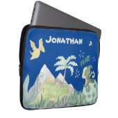 Dinosaurier Laptopschutzhülle (Vorne Rechts)
