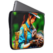 Dinosaurier Laptopschutzhülle (Vorne Rechts)