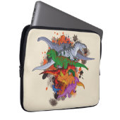 Dinosaurier Laptopschutzhülle (Vorne Rechts)