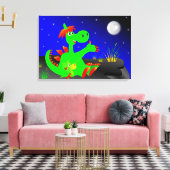 Dinosaurier Leinwanddruck (Insitu (Wohnzimmer))