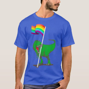 Dinosaurier Lgbt Flag Shirt Funny Gay Pride Regenb
