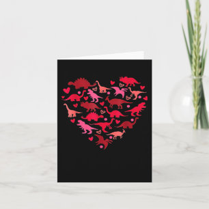Dinosaurier Liebe Heart T Rex Valentinstag Boys To Karte