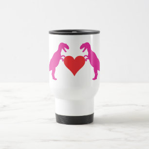 Dinosaurier Liebe ist Liebe Reisebecher