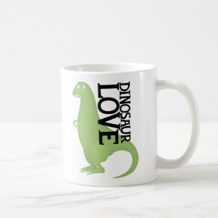 Dinosaurier-Liebe Kaffeetasse