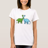 Dinosaurier-Liebe T-Shirt (Vorderseite)
