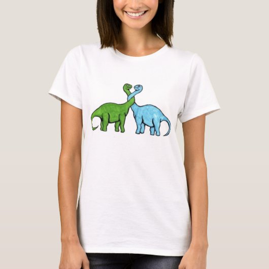Dinosaurier-Liebe T-Shirt (Vorderseite)