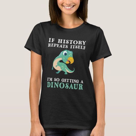 Dinosaurier-Liebesgeschenk für Erwachsene mit unte T-Shirt (Vorderseite)