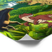 Dinosaurier-Liebhaber Poster (Ecke)