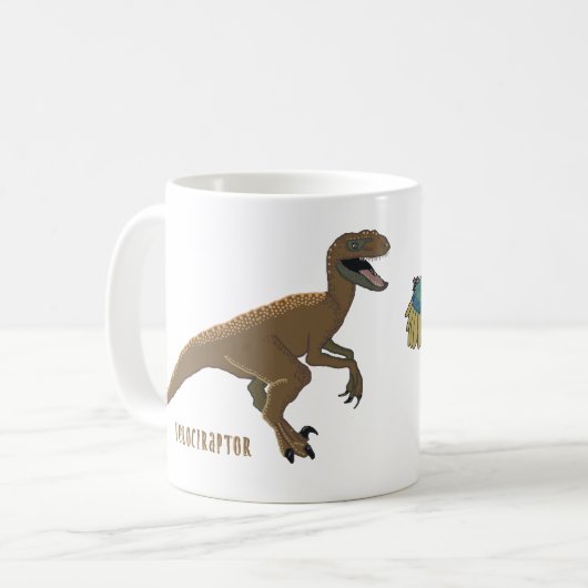 Dinosaurier-Lieblings-Tasse Kaffeetasse (Vorderseite Links)