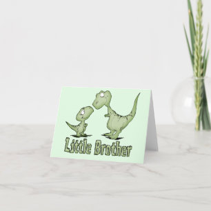 Dinosaurier Little Brother Blank Card Karte
