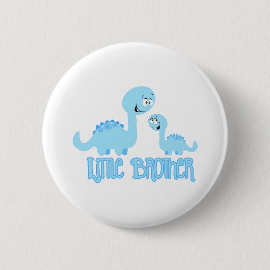 Dinosaurier Little Brother Button (Vorderseite)