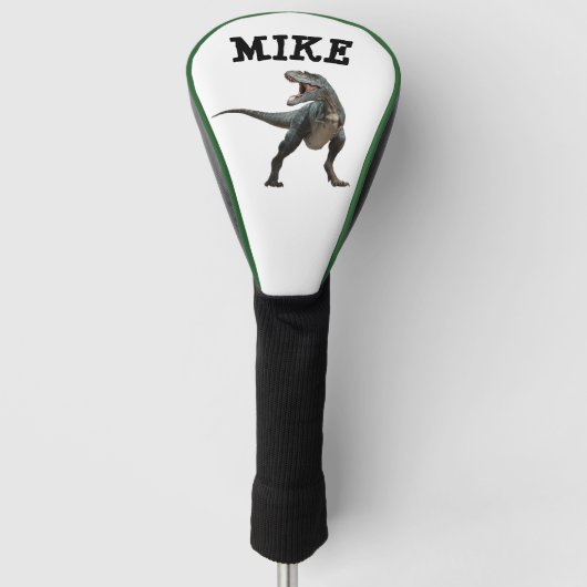 DINOSAURIER LUSTIGER GOLF DRIVER COVER PERSONALISI HEADCOVER (Vorderseite)