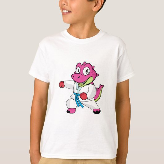 Dinosaurier-Mädchen T-Shirt (Vorderseite)