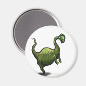 Dinosaurier Magnet (Vorderseite/Rückseite)