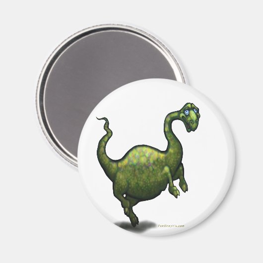 Dinosaurier Magnet (Vorderseite/Rückseite)