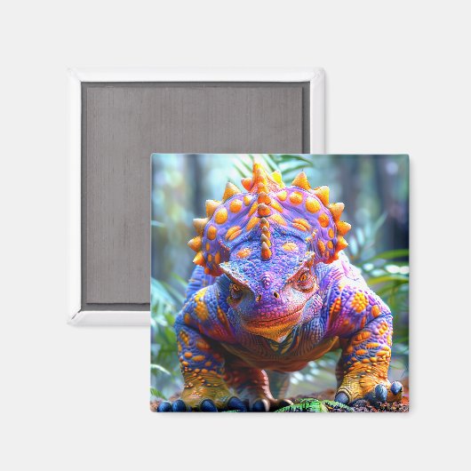 Dinosaurier Magnet (Vorderseite/Rückseite)