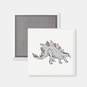 Dinosaurier Magnet (Vorderseite/Rückseite)