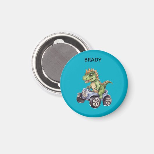 DINOSAURIER MAGNET (Vorderseite/Rückseite)