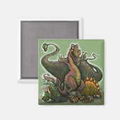 Dinosaurier Magnet (Vorderseite/Rückseite)