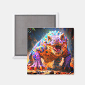 Dinosaurier Magnet (Vorderseite/Rückseite)