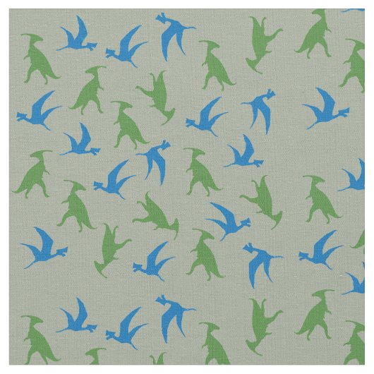 Dinosaurier, Mandalala-Dinosaurier Stoff (Nahaufnahme)