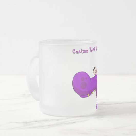 Dinosaurier Mattglastasse (Vorderseite Links)