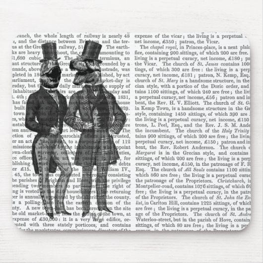 Dinosaurier Men Lads Night Out Mousepad (Vorne)