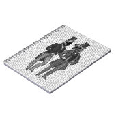 Dinosaurier Men Lads Night Out Notizblock (Linke Seite)