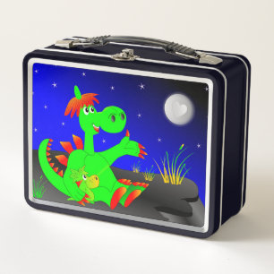 Dinosaurier Metall Brotdose