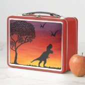 Dinosaurier Metall Brotdose (Beispiel)