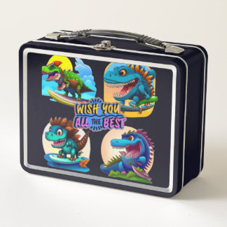 Dinosaurier metall brotdose