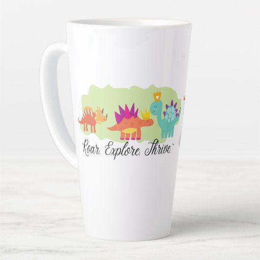 Dinosaurier Milchtasse (Linke Ecke)