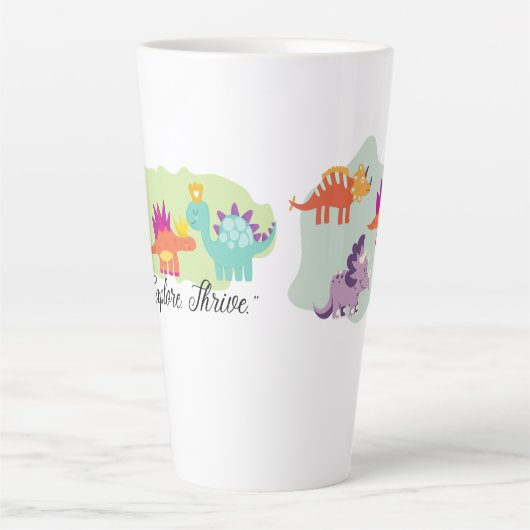 Dinosaurier Milchtasse (Vorderseite)