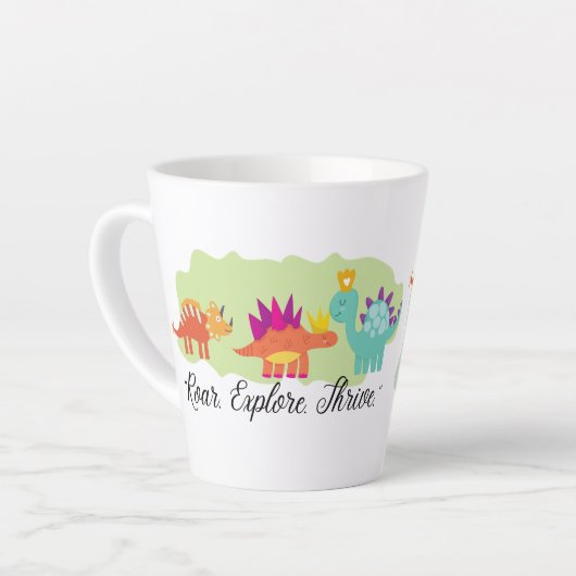 Dinosaurier Milchtasse (Linke Ecke)