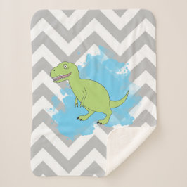 Dinosaurier mit Aquarellbild Sherpadecke