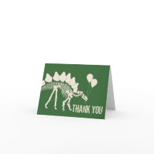 Dinosaurier mit Balloons Danke