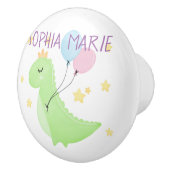 Dinosaurier mit Balloons Keramikknauf (Rechts)