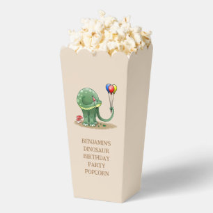 Dinosaurier mit Balloons Popcorn Geschenkschachtel