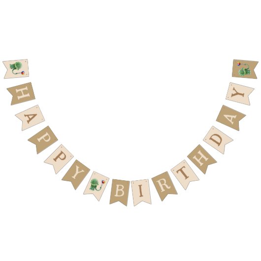 Dinosaurier mit Balloons zum Geburtstag Wimpelkette (Alle)