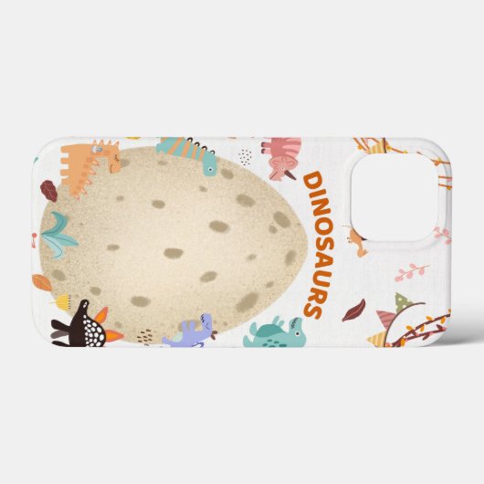 Dinosaurier mit Dinosauriern und Dino-Eiern Case-Mate iPhone Hülle (Rückseite (Horizontal))